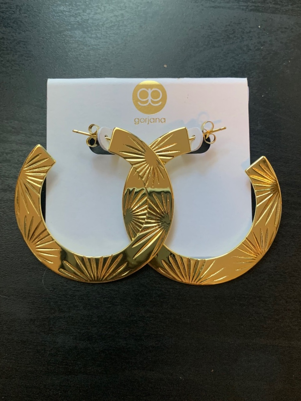 Gorjana "Azul" Gold Plated Hoops